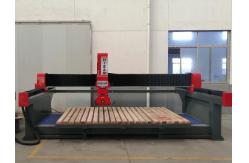 China 5 Axis Bridge Cutting Machine Rotate 360 Degrees 45 Degrees Chamfer  CNC Machines supplier