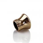 Custom Perfume Cap Shiny Gold Electroplating Fully Mirror-Polished Surfaces for sale