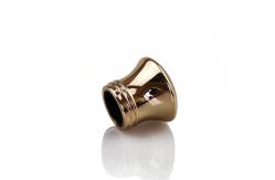 China Custom Perfume Cap Shiny Gold Electroplating Fully Mirror-Polished Surfaces supplier