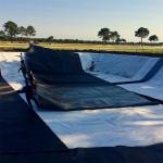Industrial Style 1mm Geomembrane Pond Liner HDPE Plastic Liner Geomembrane Pond Liner For Fish Pond Made PVC LDPE LLDPE PP Materials For Landfill for sale