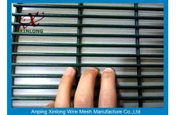 China Strong Body High Security Fence Electric Galvanized And Powders Sprayed Coating Dark Green supplier