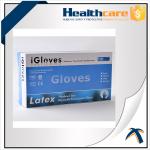 Powder Free S M L XL Disposable Latex Examination Gloves Non Sterile for sale