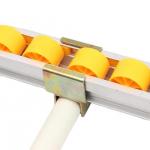 2040P Industrial Roller Track for Pipe Rack System Aluminum Alloy Frame Plastic Wheel for sale