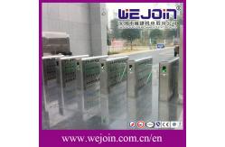 China Optical Turnstiles Flap Barrier Gate with 600mm Organic Glass Wing supplier