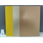 PVDF ACP Sheets For Showroom Wall Cladding 3.0mm Thickness High Gloss Surface 0.25mm Aluminum Layer for sale