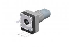 China Dust Proof Waterproof Rotary Encoder With Push Button For Vehicle Electrical Appliances supplier