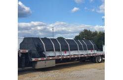 China 3 Set D-Ring 18oz Vinyl Flatbed Lumber Tarp 20x20 Heat Insulation supplier