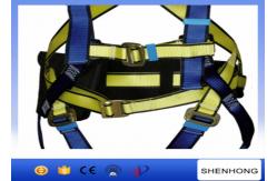 China Construction Safety Belt Full Body Safety Harness With 100% Polyester supplier