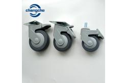 China Swivel 125mm Castor Wheels Stem Mount Casters For Hospital Bed supplier