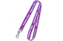 China Polyester Double Bulldog Clip Lanyards Promotional Customised Lanyard Card Holder supplier