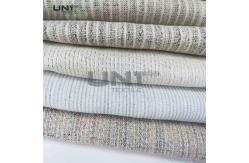 China Garments Eco - Friendly Fusible Interlining Fabric Elasticity High Weight supplier