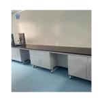 Modern Design Laboratory Workstations with Cupboard in White Customizable