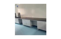 China Modern Design Laboratory Workstations with Cupboard in White Customizable supplier