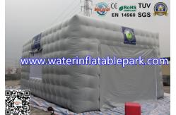 China Large Grey Inflatable Cube Tent Temporary Buildings With CE UL certificates supplier
