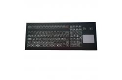 China 108 Keys Ruggedized Industrial Membrane Keyboard OMRON Switch Technology With Backlight supplier