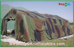 China Custom Camouflage Inflatable Air Tent Large Arm Inflatable Camping Tent supplier