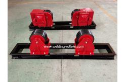 China 5 Ton Conventional Pipe Welding Rollers Bolt Adjustment For Wind Tower supplier