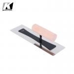 Silver Polished Plaster Stainless Steel Trowel With Wooden Handle for sale