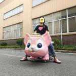 Robotic Realistic Remote Control Animatronic Cartoon Ride for Children for sale