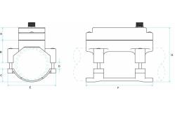 China TM602 Separate High Temperature Ultrasonic Flow Meter For Reverse Osmosis System supplier