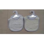 China 70% Bamboo 30% cotton customized logo design super soft muslin baby bibs manufacturer
