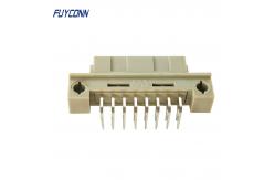 China DIN41612 Female 2 Rows 16 Pin Right Angle PCB Eurocard Connector supplier
