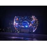 Advertising Indoor Full Color Led Screen P25 Super Slim Glass Curtain Wall for sale