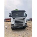 Refurbished Used Concrete Mixer Pump 200 M3/h With Scania Chassis
