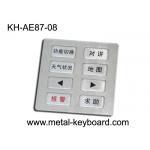 USB connection 8 Buttons keypad numeric customization layout vandal resistant for sale