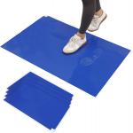 Sticky Mat Tacky Pads Adhesive 30 Sheets / Packs Blue Cleanroom Floor Mats Remove Dirt For Laboratory Hospital Shoes for sale