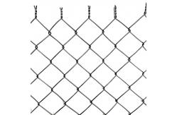 China 5MM Powder Coated Security Fencing Blue Roll Chain Link Diamond Mesh Fencing Net supplier