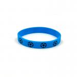 Slogan Watchword Printed Silicone Bracelets Custom Football Fans Sports Silicone Wristbands