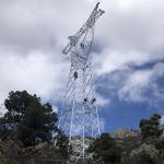 Hot dip galvanized Angle Iron 10 - 500kV Overhead Transmission Line Tower for sale