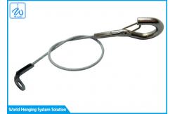 China 1.5mm Cable Sling Wire Rope Cable Assemblies With Hook And Bend Eye supplier