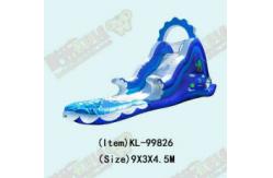 China Aldult  Outdoor Rental Inflatable Large Water Slides With Bouncy supplier