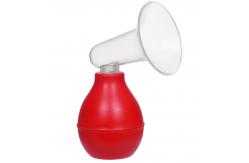 China BPA Free Latex Silicone Manual Breast Pump With Bottle supplier