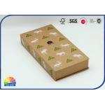 Uv 4c Print Magnetic Flip Open Book Packaging Kraft Paper Box for sale