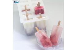 China Handmade Silicone Ice Popsicle Molds Sustainable Ice Cream Pop Molds Customized supplier