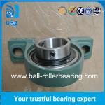 Green 40mm Pillow Block Bearing Low Friction Chrome Steel With Cast Iron Housing for sale