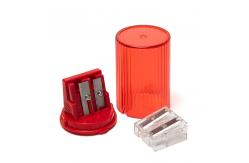 China Multi Color 2 Holes Office Pencil Sharpener Transparent supplier