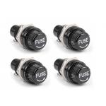 R3-12 Black Plastic Devices Cartridge Fuse Holder For 5.2x20mm Miniature Glass Fuse for sale