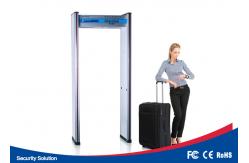 China 0 - 99 Sensitivity Walk Through Security Scanners Waterproof With 6 Detecting Zones supplier