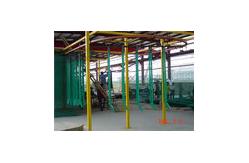 China 50kw 60kw Automatic Powder Coating Line For Wire Mesh Fence supplier