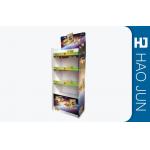 Free Standing Cardboard Display Stands For Food , Eco - Friendly for sale