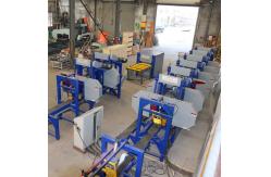 China 4 Head Log Sawing Machine Multiple Heads Horizontal Resaw Band Saws supplier