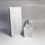 Food-Grade Blank Paper Coffee Bags With Odorless Material And Reusable Sealing Custom Brand for sale