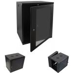 Lockable 12U Floor Standing Data Cabinet For Servers / Network Devices for sale