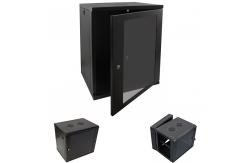 China Lockable 12U Floor Standing Data Cabinet For Servers / Network Devices supplier