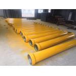 Length 3m Drilling Rig Steel Pipe Material Concrete Hopper Tremie For Bored Pile for sale