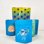 Child Proof Plastic Zipper Resealable Mylar weed Bags Smell Proof Mini Bags for sale
